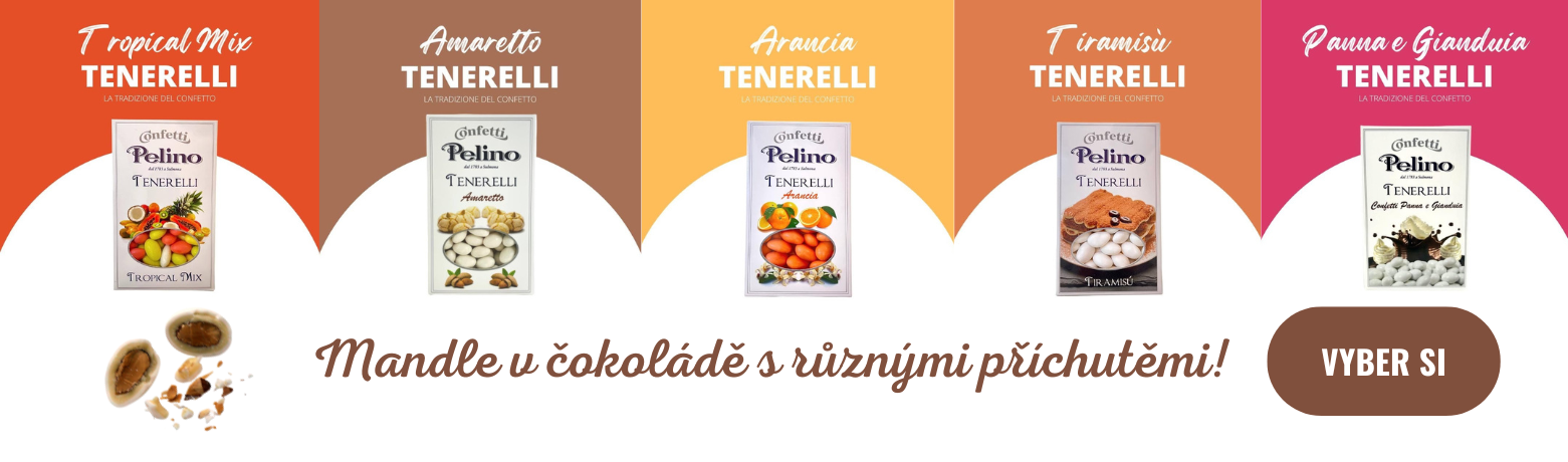 Samostatné mandličky a jiné bonbony